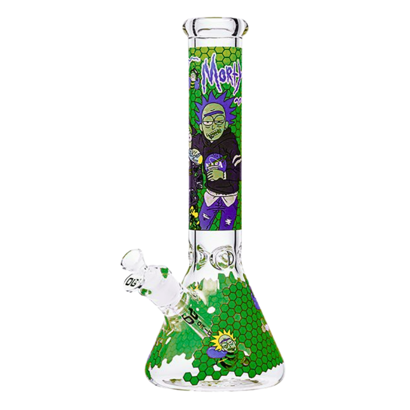 14 Inch OG Original R&M Honeycomb Beaker Bong Assorted colors